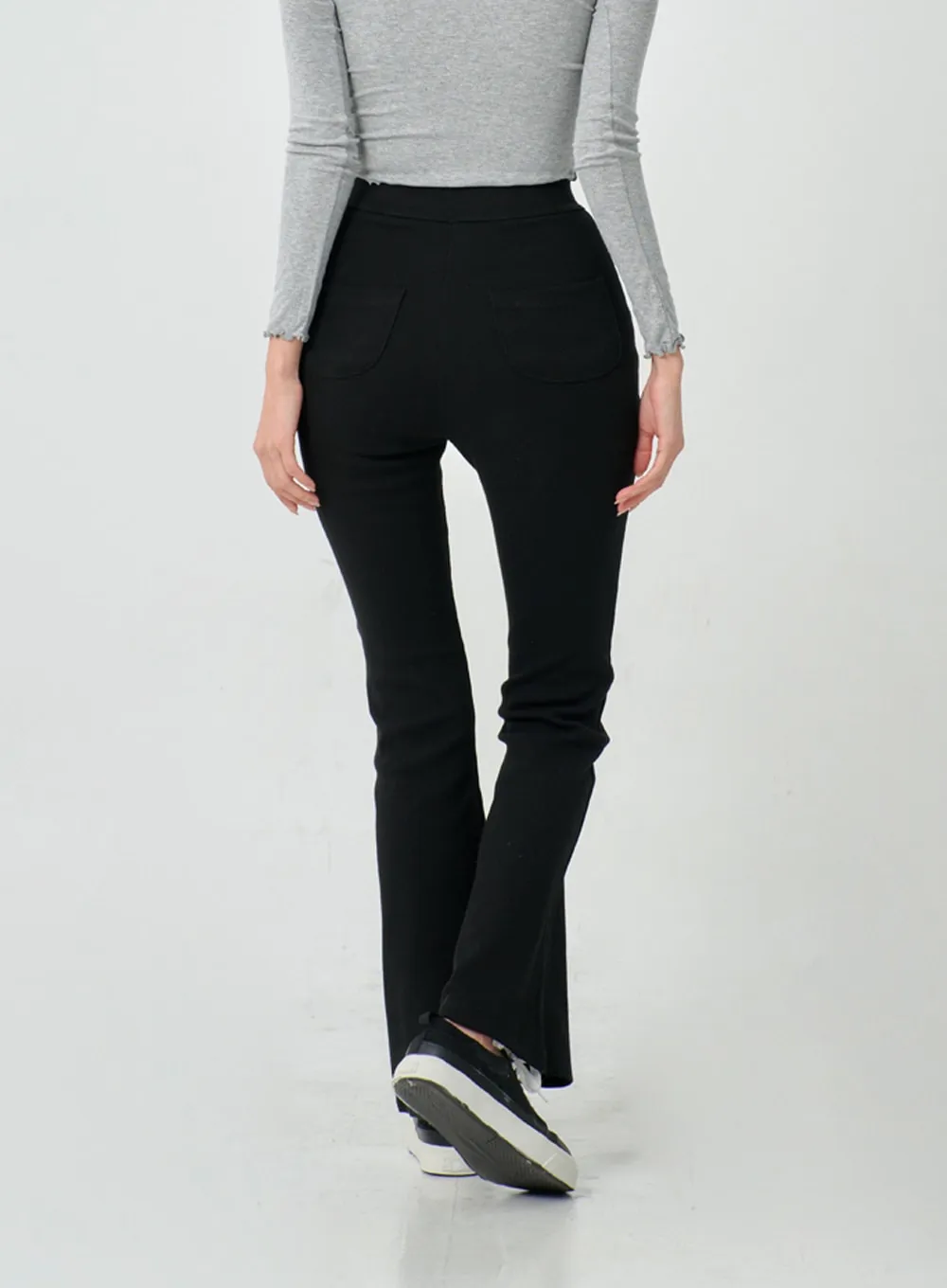 Bending Slim Fit Bootcut Pants IN07 sold by Lewkin product image thumbnail 3