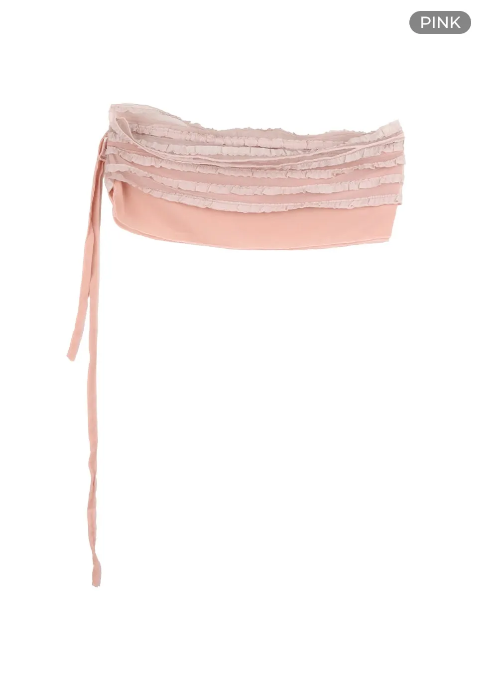 Lace Wrap Mini Skirt Belt CU407 sold by Lewkin product image thumbnail 5