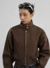 High Neck Cropped Jacket CF307 sold by Lewkin