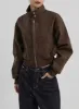 High Neck Cropped Jacket CF307 sold by Lewkin