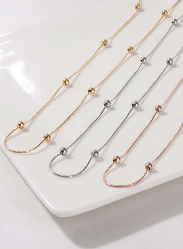 Take Ball Chain Necklace IL405 sold by Lewkin