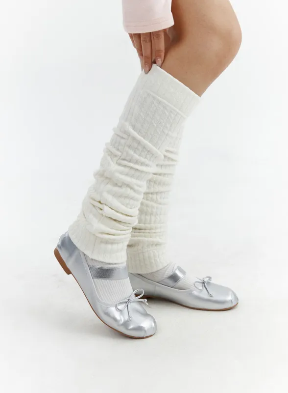 Bow-Decor Mary Jane Ballet Flats CJ423 sold by Lewkin