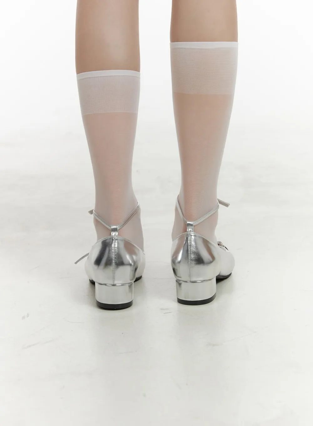 Strappy Heeled Mary Janes OA425 sold by Lewkin product image thumbnail 3