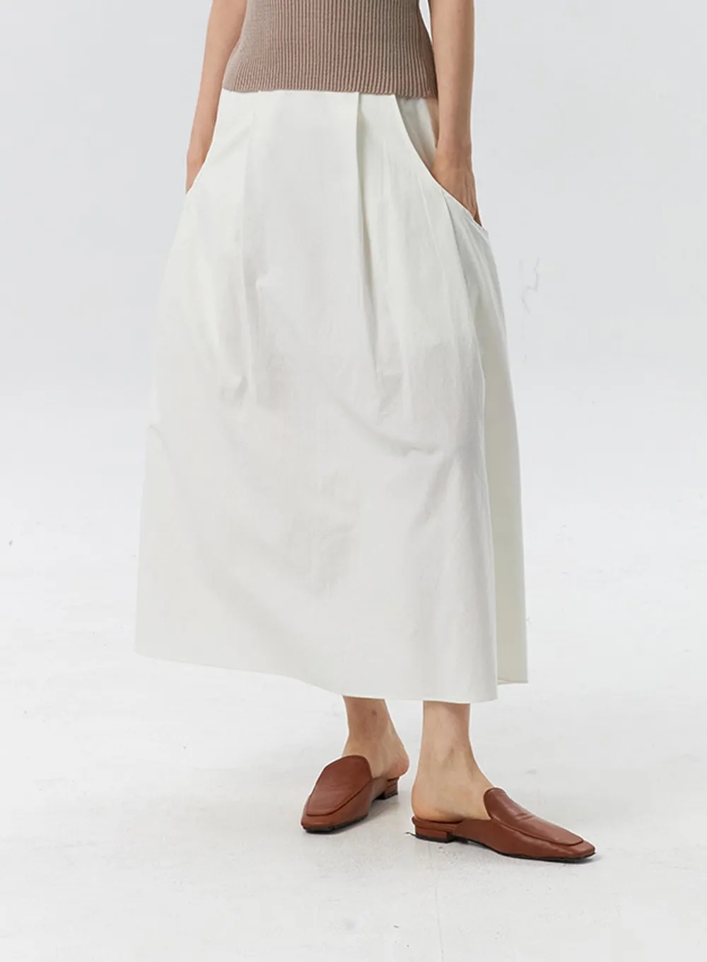 A-Line Maxi Skirt IL326 sold by Lewkin product image thumbnail 2