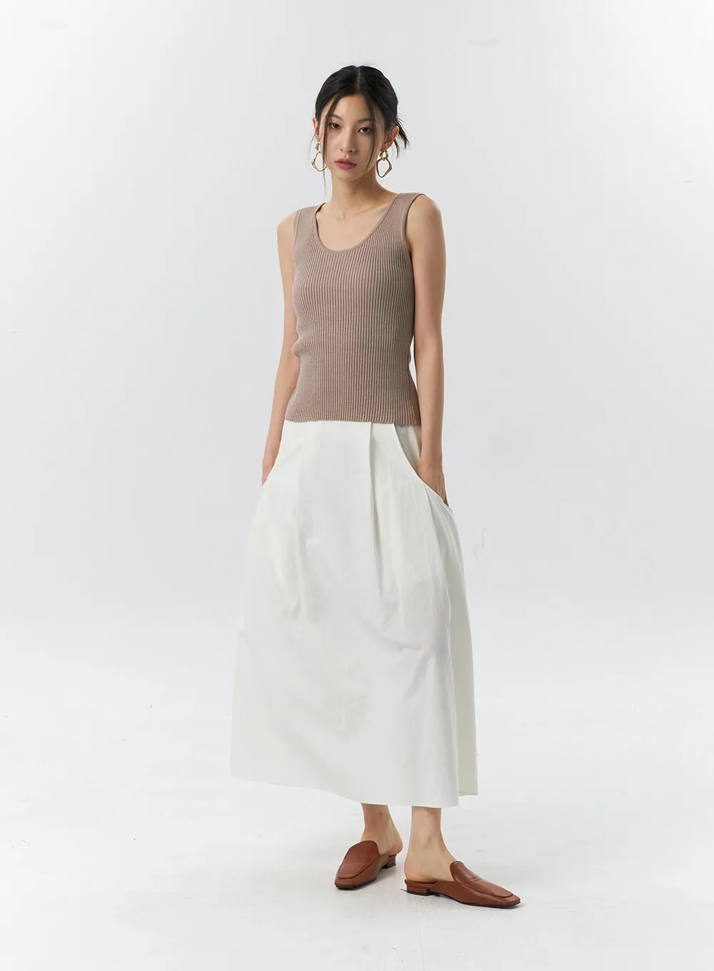 A-Line Maxi Skirt IL326 sold by Lewkin product image thumbnail 3