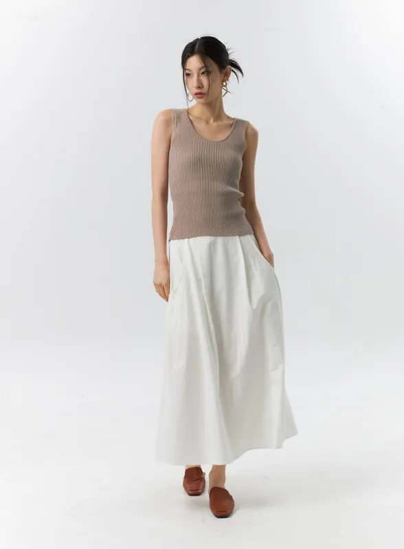 A-Line Maxi Skirt IL326 sold by Lewkin