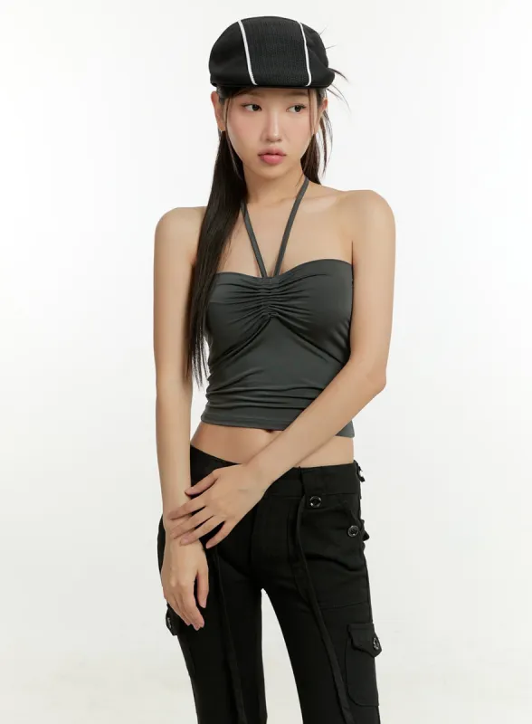 【melt the lady】 string knit tops Top - Woman - Spring / Summer - models & patterns | Katia.com