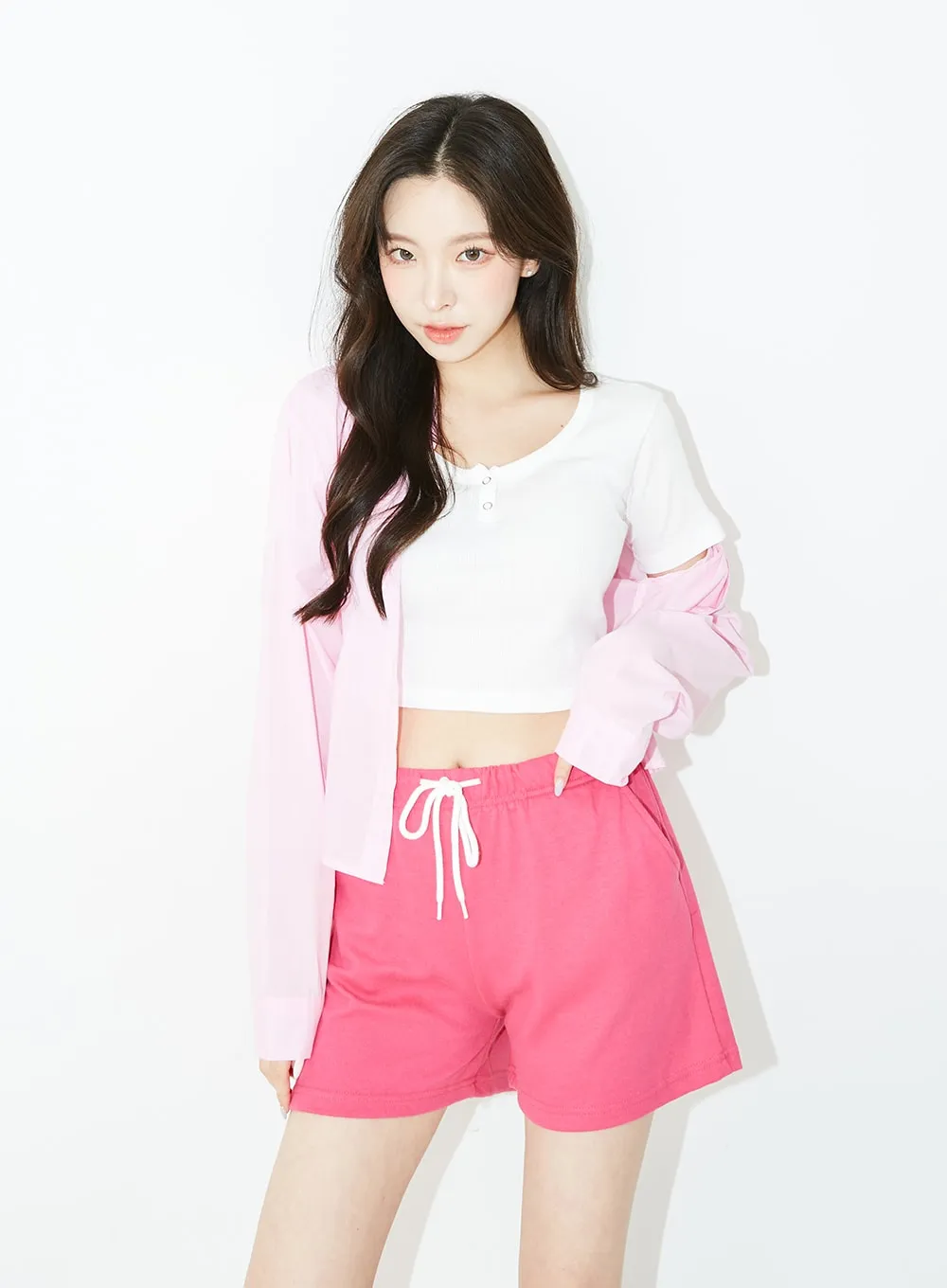 Everyday Summer Cropped Shirt BU1 sold by Lewkin product image thumbnail 4