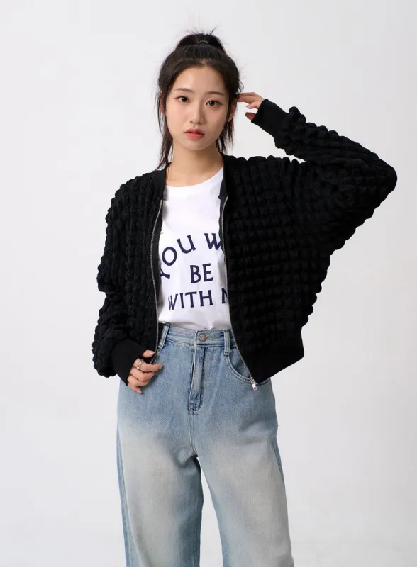 Quilted Zip-Up BM303 sold by Lewkin