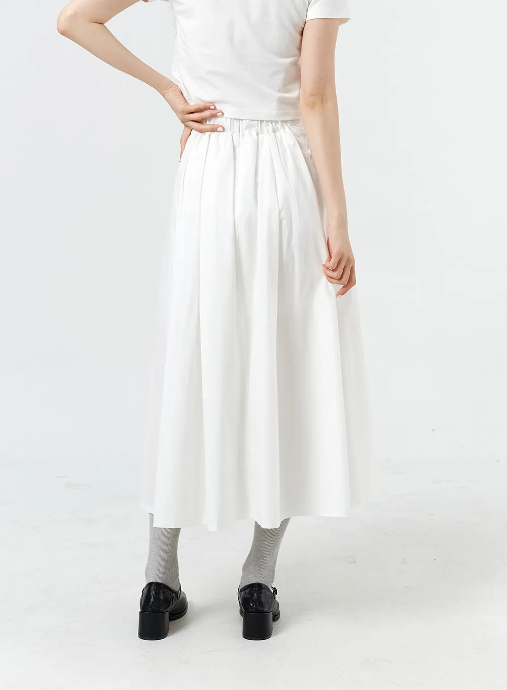 Pleated Maxi Skirt OM321 sold by Lewkin product image thumbnail 5