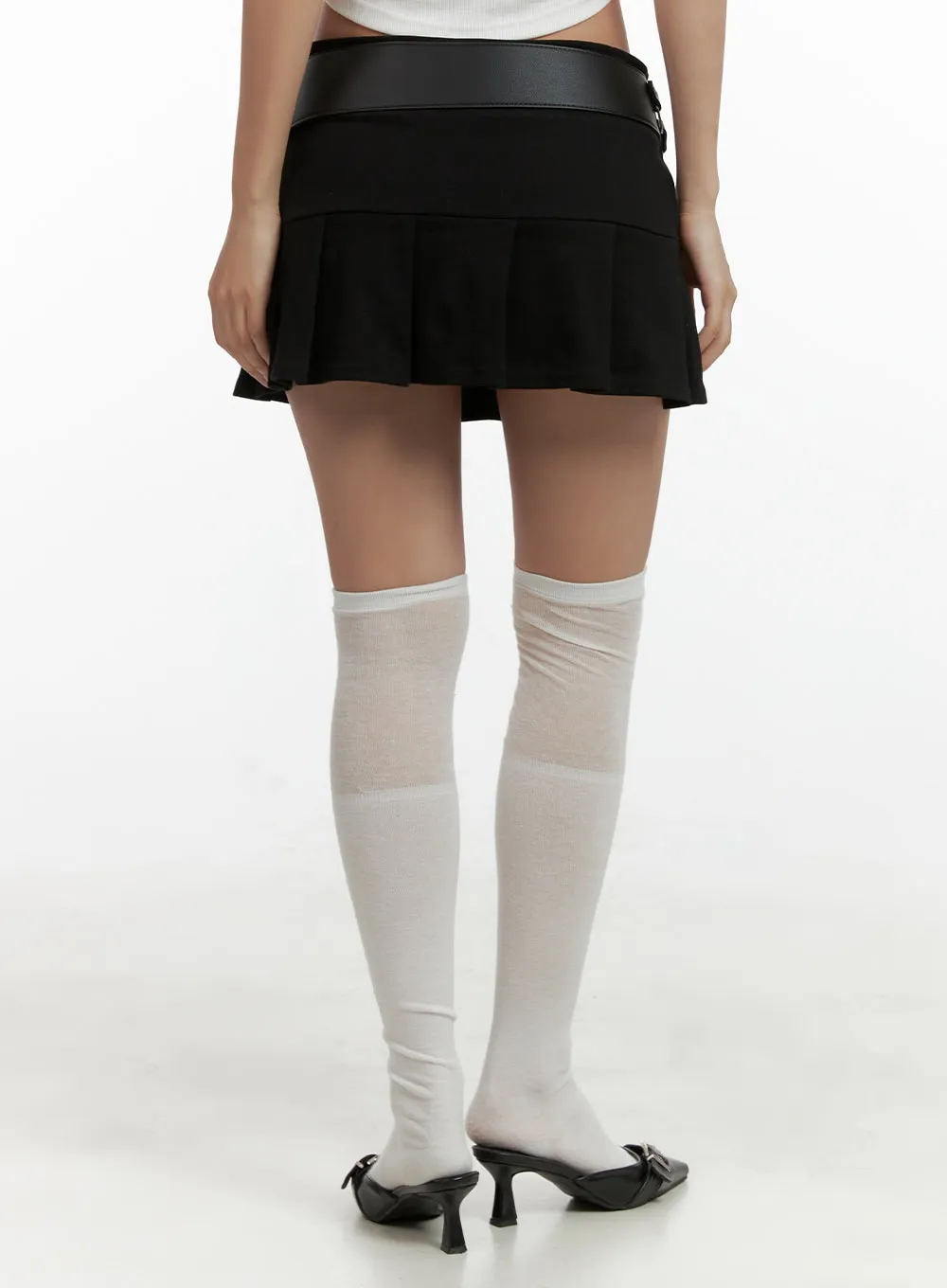 Pleated Mini Skirt CU407 sold by Lewkin product image thumbnail 5