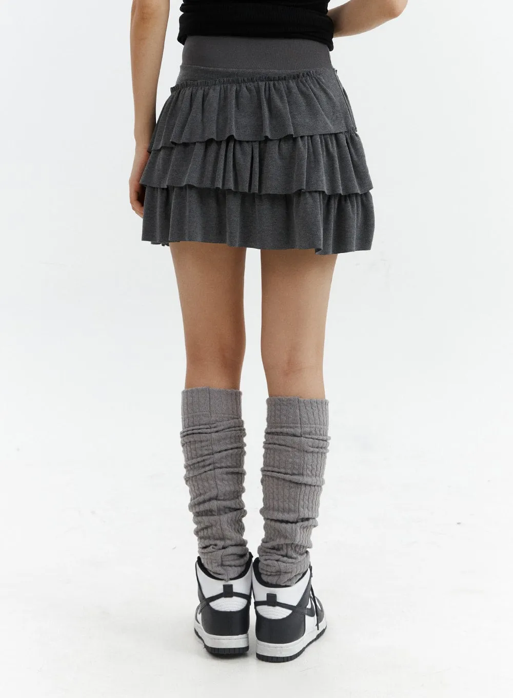Frill Bandeau Mini Skirt CJ424 sold by Lewkin product image thumbnail 3