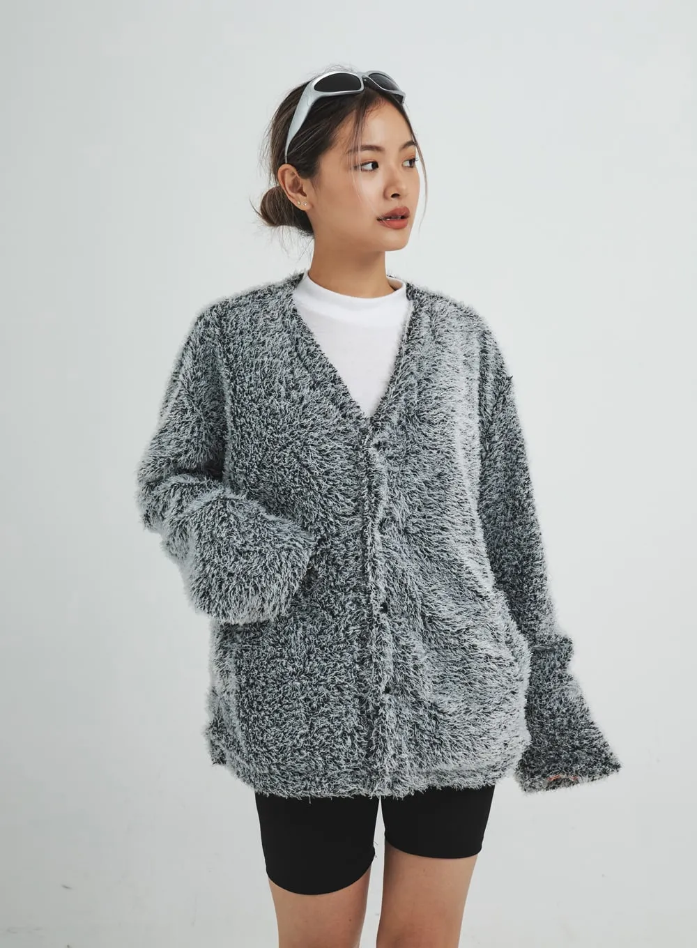 Loose Fit Cardigan Unisex CS14 sold by Lewkin product image thumbnail 5