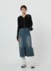 Washing Denim Long Skirt CS19 sold by Lewkin