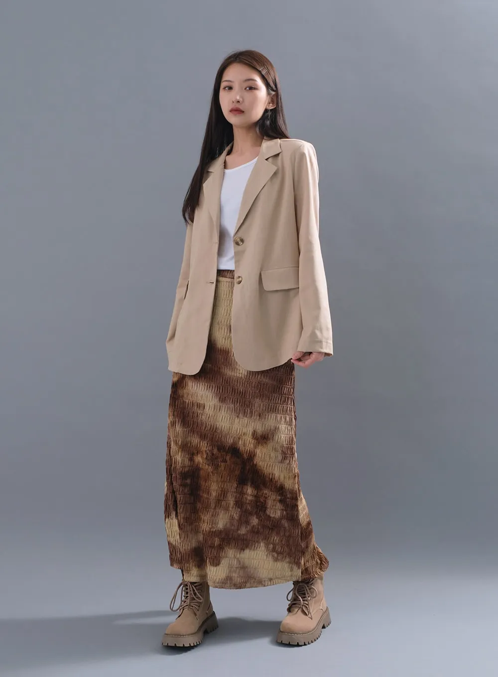 Loose-Fit Linen Blazer Jacket CM3 sold by Lewkin product image thumbnail 4