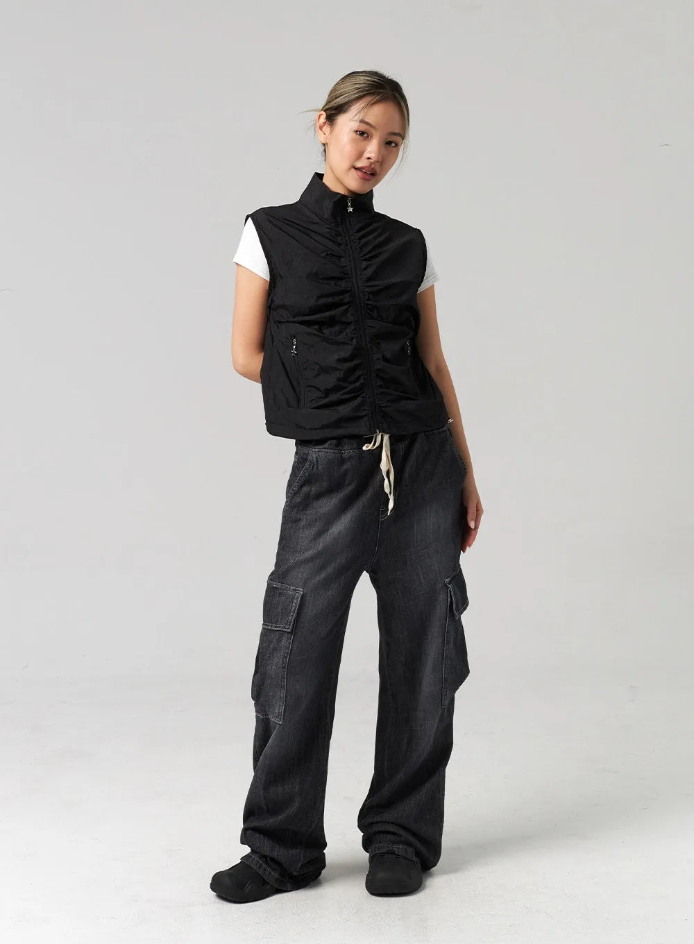 Wide Cargo Jeans CL305 sold by Lewkin product image thumbnail 4