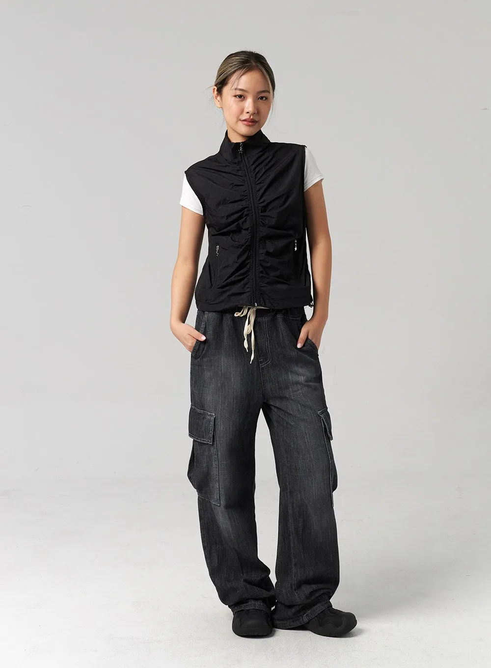 Wide Cargo Jeans CL305 sold by Lewkin product image thumbnail 3