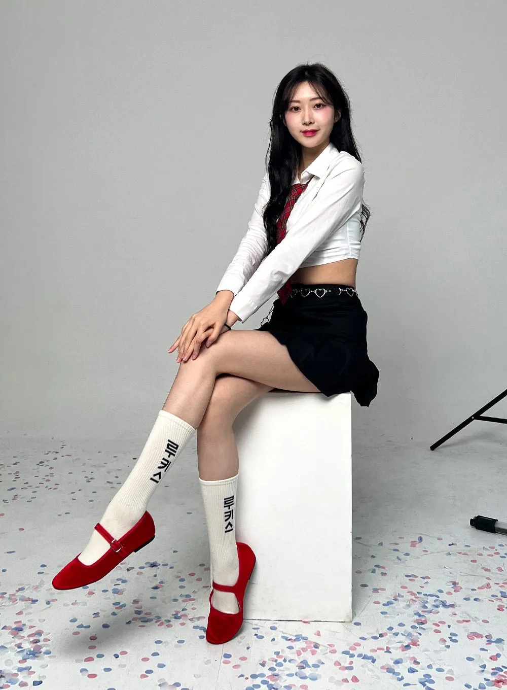 Lewkiss Korean Lettering Socks IO19 sold by Lewkin product image thumbnail 4