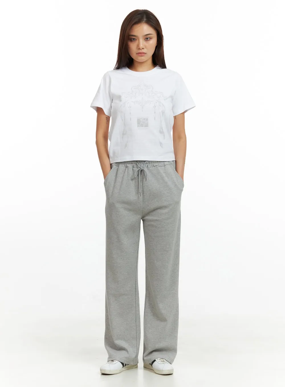 Cotton Summer Sweatpants IU419 sold by Lewkin