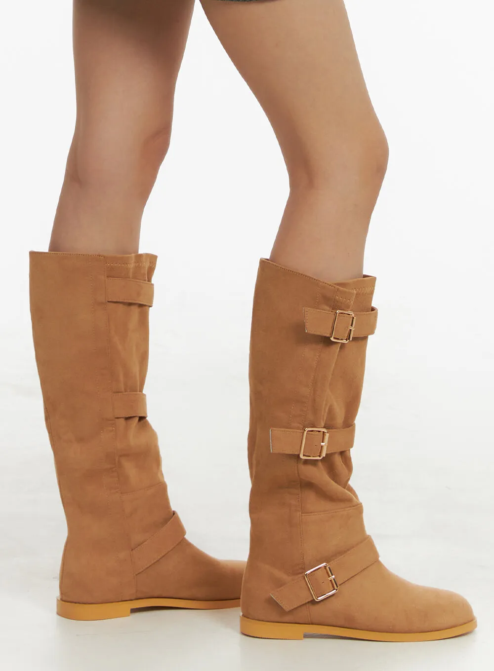 Suede Buckled Boots IA417 sold by Lewkin product image thumbnail 3