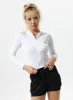Tight-Fit Crop Zip-Up IS322 sold by Lewkin