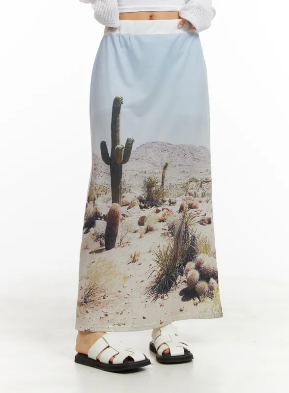 Desert Dream Maxi Skirt CA416 sold by Lewkin