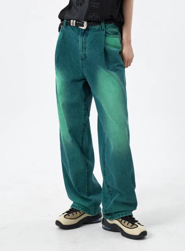 Color Wide Leg Jeans CM309 sold by Lewkin