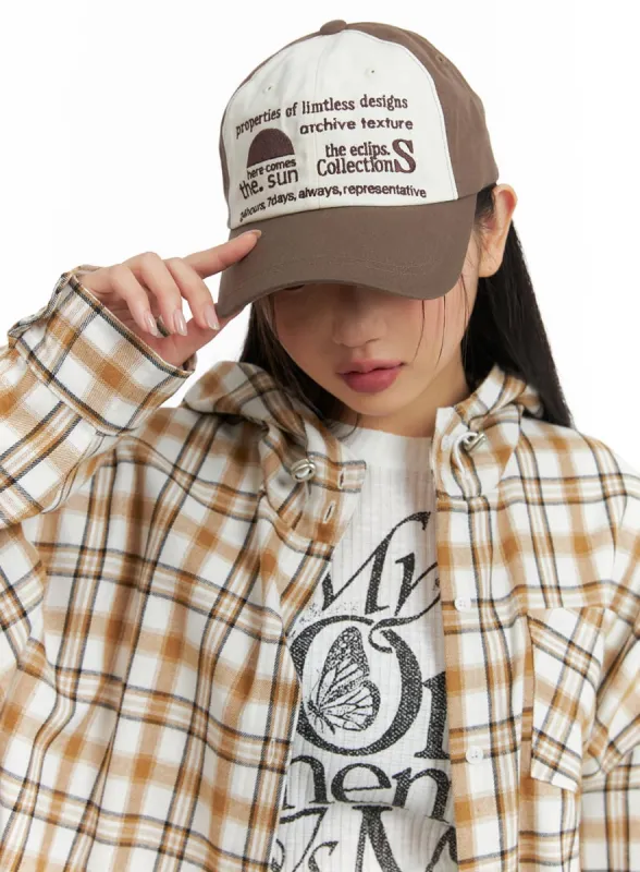 Lettering Baseball Cap CM418 sold by Lewkin