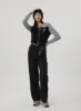 Zipper Slit Semi Wide Pants BF310 sold by Lewkin