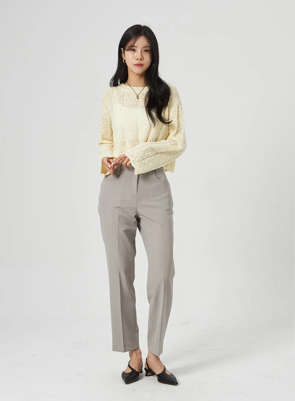 Ankle Tailored Pants OA314 sold by Lewkin product image thumbnail 2