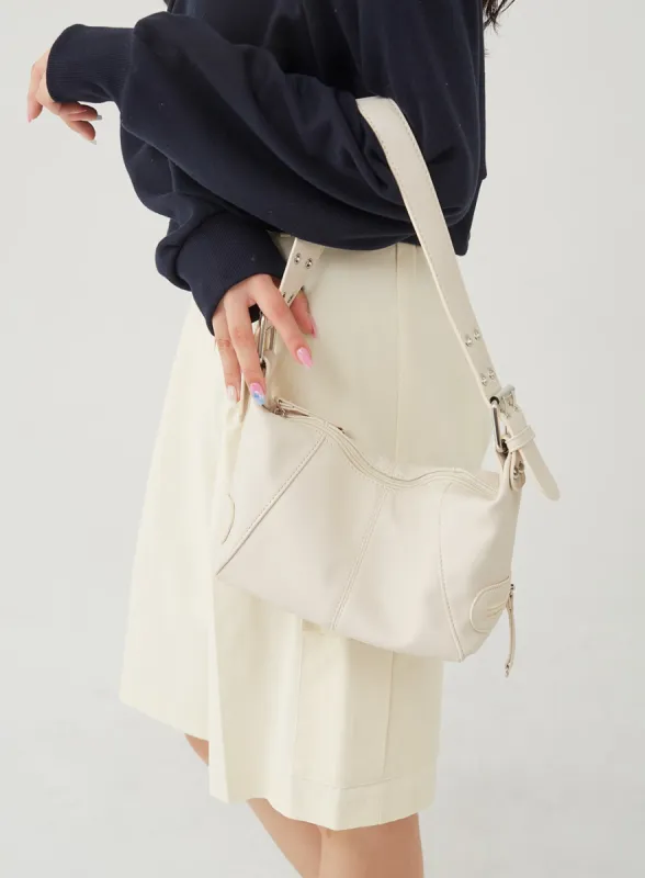 Buckle Detail Shoulder Bag BG25 sold by Lewkin