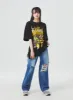 Ripped Knee Blue Jeans BA307 sold by Lewkin