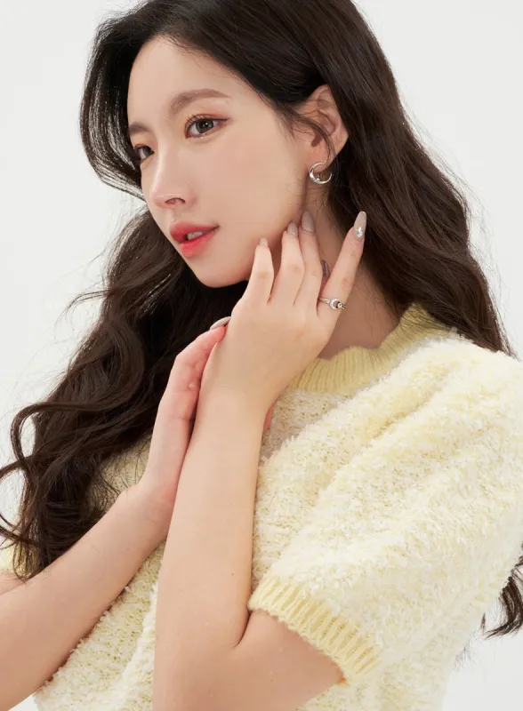 Layered Moon Earring BM21 sold by Lewkin