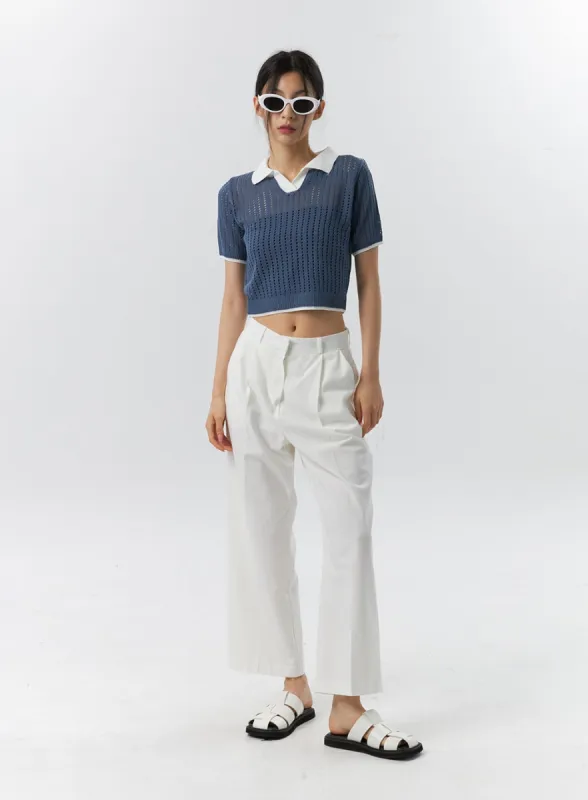 Ankle Tailored Pants IL326 sold by Lewkin