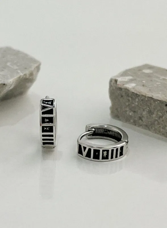 Rom Number Earrings IL415 sold by Lewkin
