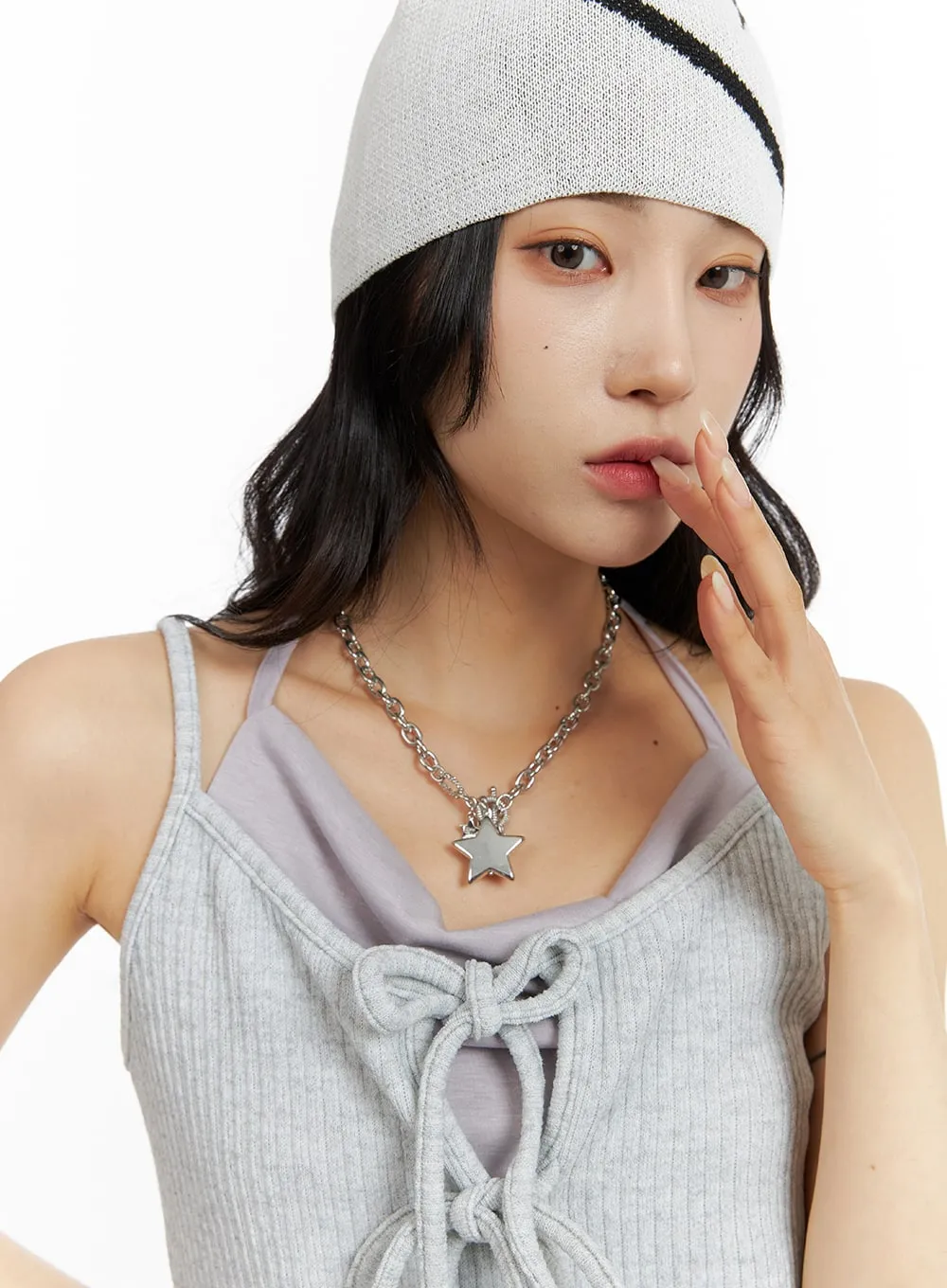 Star Pendant Chain Necklace CF416 sold by Lewkin product image thumbnail 2