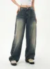 Dark Wash Baggy Jeans CA326 sold by Lewkin
