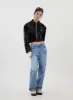 Mid-Rise Wide Leg Jeans CJ310 sold by Lewkin