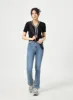 Mid-Wash Bootcut Jeans BA312 sold by Lewkin