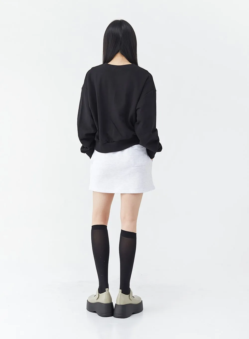 Basic Sweat Skirt with Pocket OG17 sold by Lewkin product image thumbnail 5