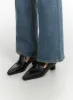 Faux Leather Loafer Pumps CJ426 sold by Lewkin