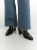 Faux Leather Loafer Pumps CJ426 sold by Lewkin