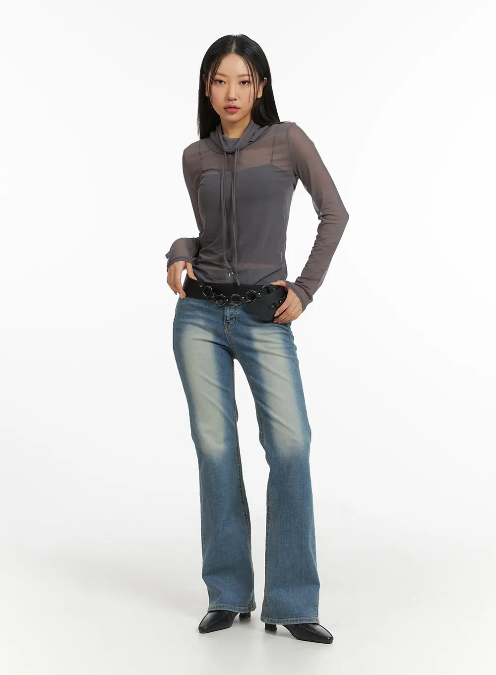 Faux Leather Loafer Pumps CJ426 sold by Lewkin product image thumbnail 5