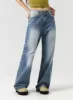Mid-Rise Wide Leg Jeans CL328 sold by Lewkin