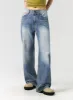Mid-Rise Wide Leg Jeans CL328 sold by Lewkin