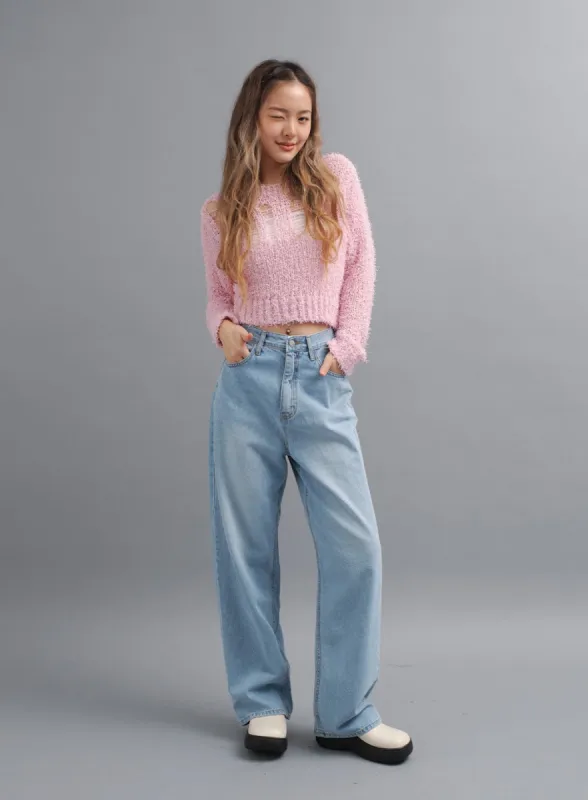 Wide Leg Jeans CY21 sold by Lewkin