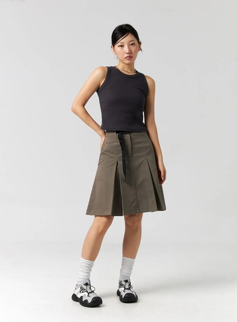 Cut Out Back Tank Top CG301 sold by Lewkin product image thumbnail 3