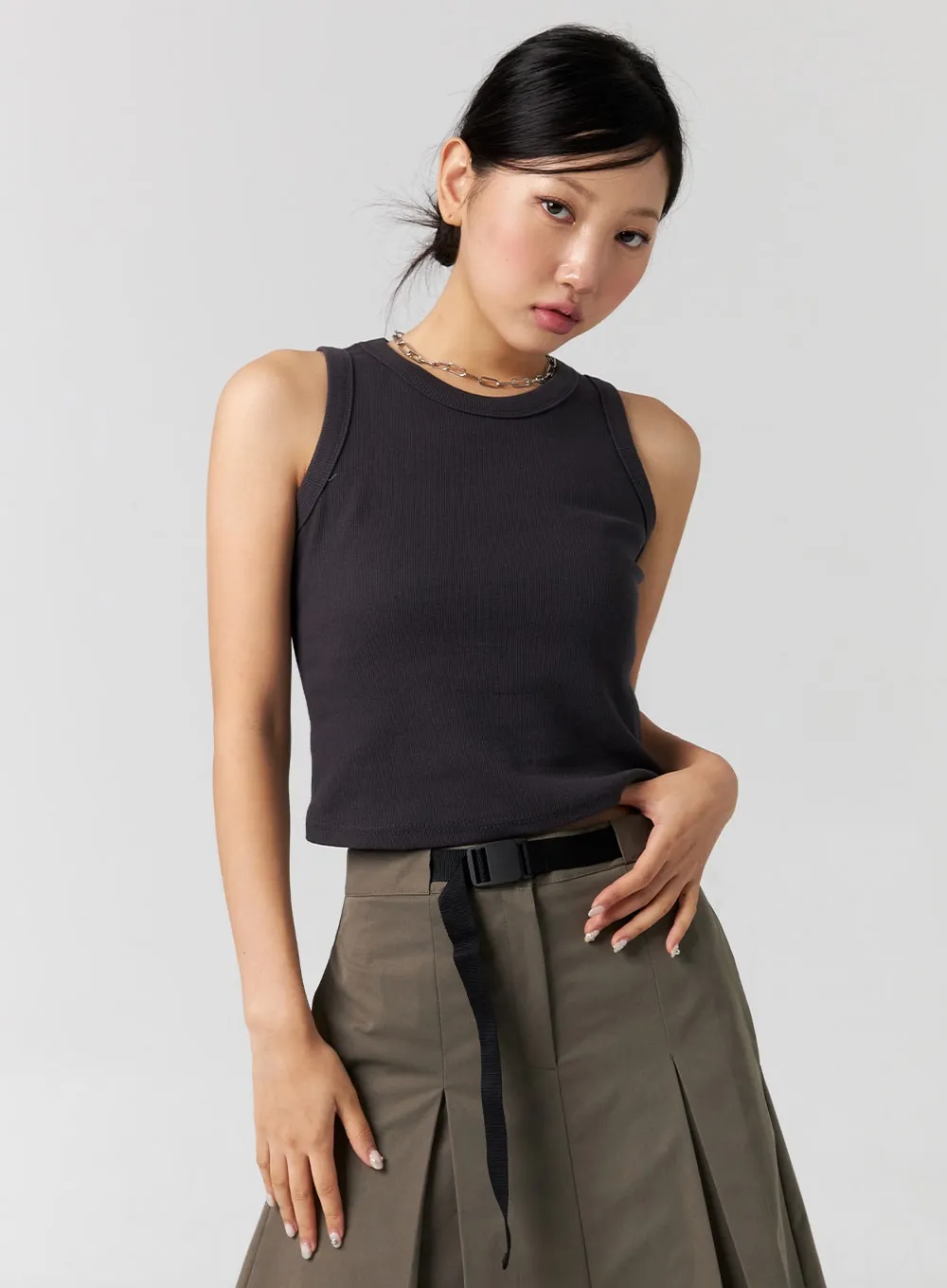 Cut Out Back Tank Top CG301 sold by Lewkin