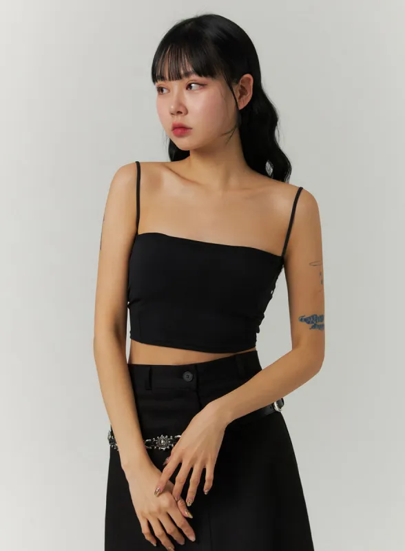 Basic Crop Tank Top CJ422 sold by Lewkin