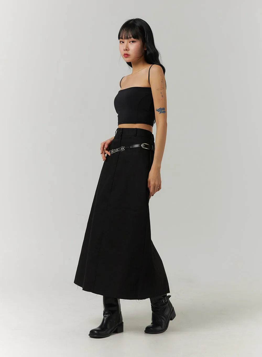 Basic Crop Tank Top CJ422 sold by Lewkin product image thumbnail 3